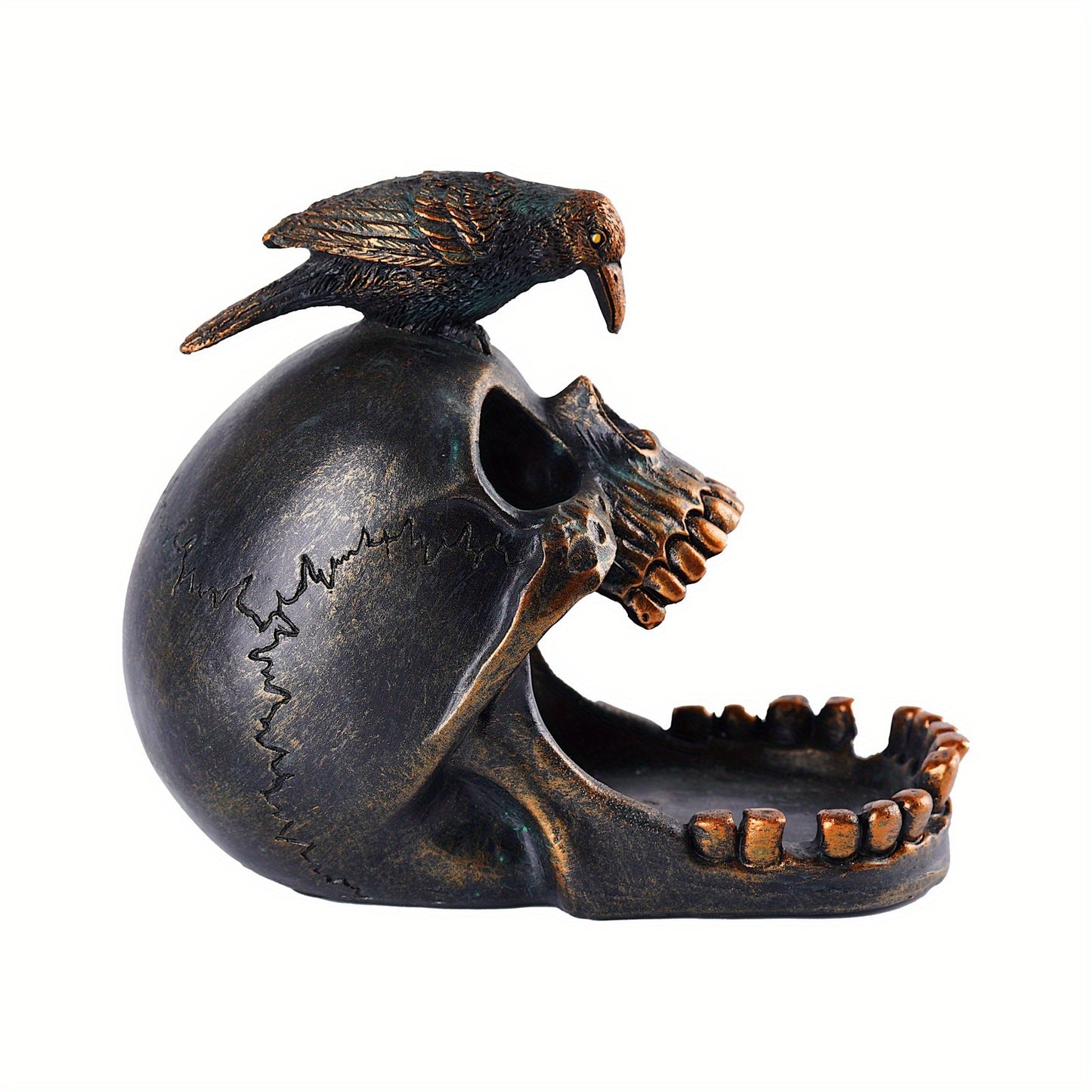 Skull and Crow Ashtray