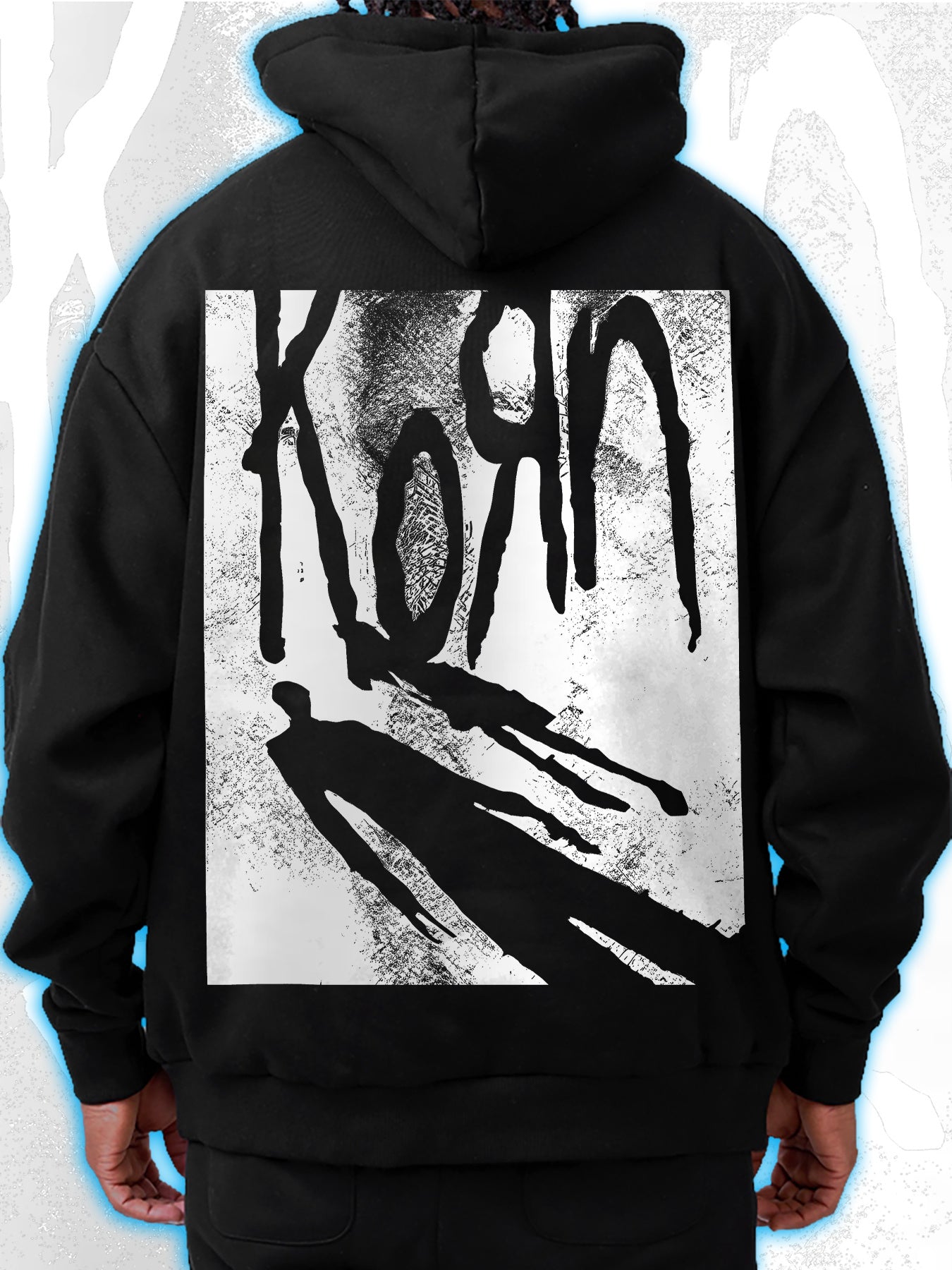 Grunge Band Logo Design Fun Men's fashion hoodie casual autumn and winter fleece hoodie comfortabl eessential hoodie