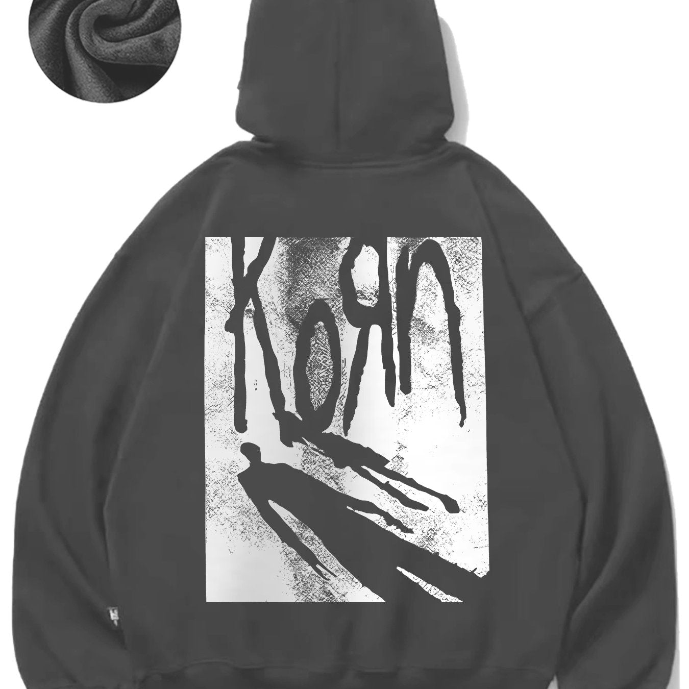 Grunge Band Logo Design Fun Men's fashion hoodie casual autumn and winter fleece hoodie comfortabl eessential hoodie