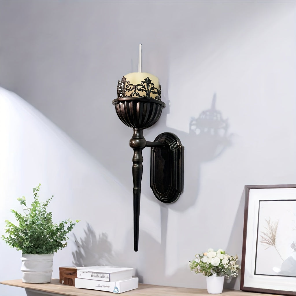 Black Vintage Candlesticks (2)