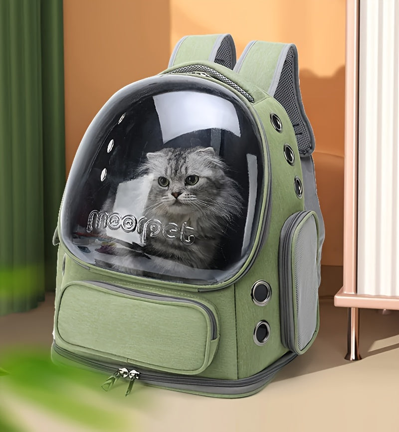 Transparent Pet Cat Carrier, Outdoor Travel Backpack For Cats Small Dogs, Breathable Cat Carrying Bag Pet Supplies