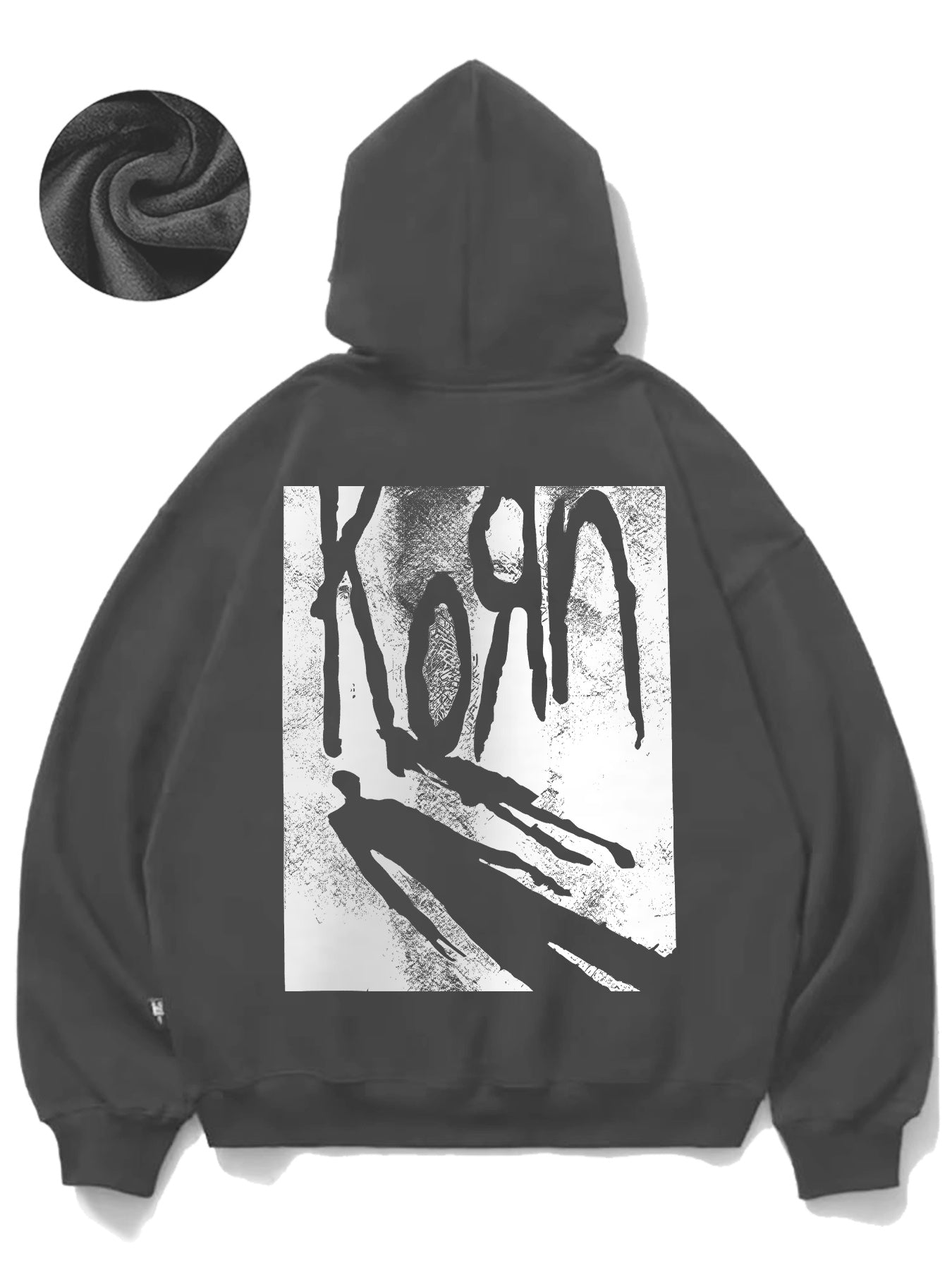 Grunge Band Logo Design Fun Men's fashion hoodie casual autumn and winter fleece hoodie comfortabl eessential hoodie