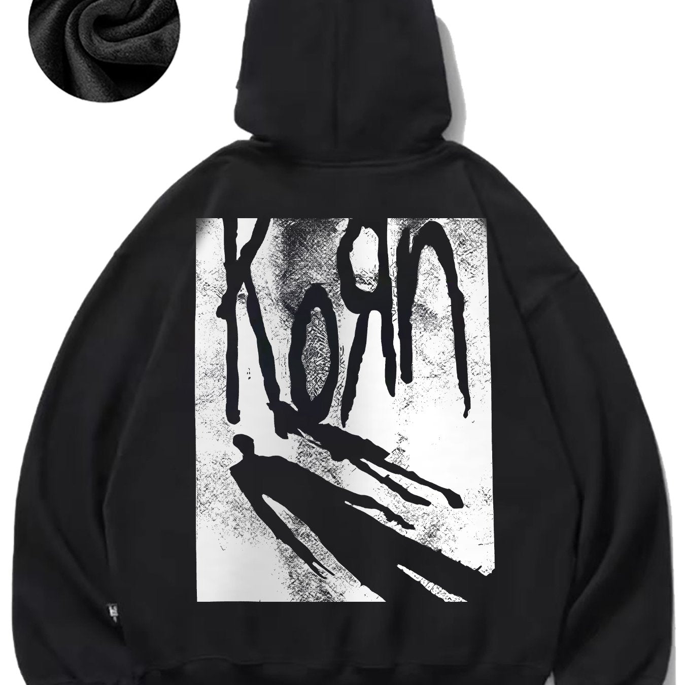 Grunge Band Logo Design Fun Men's fashion hoodie casual autumn and winter fleece hoodie comfortabl eessential hoodie