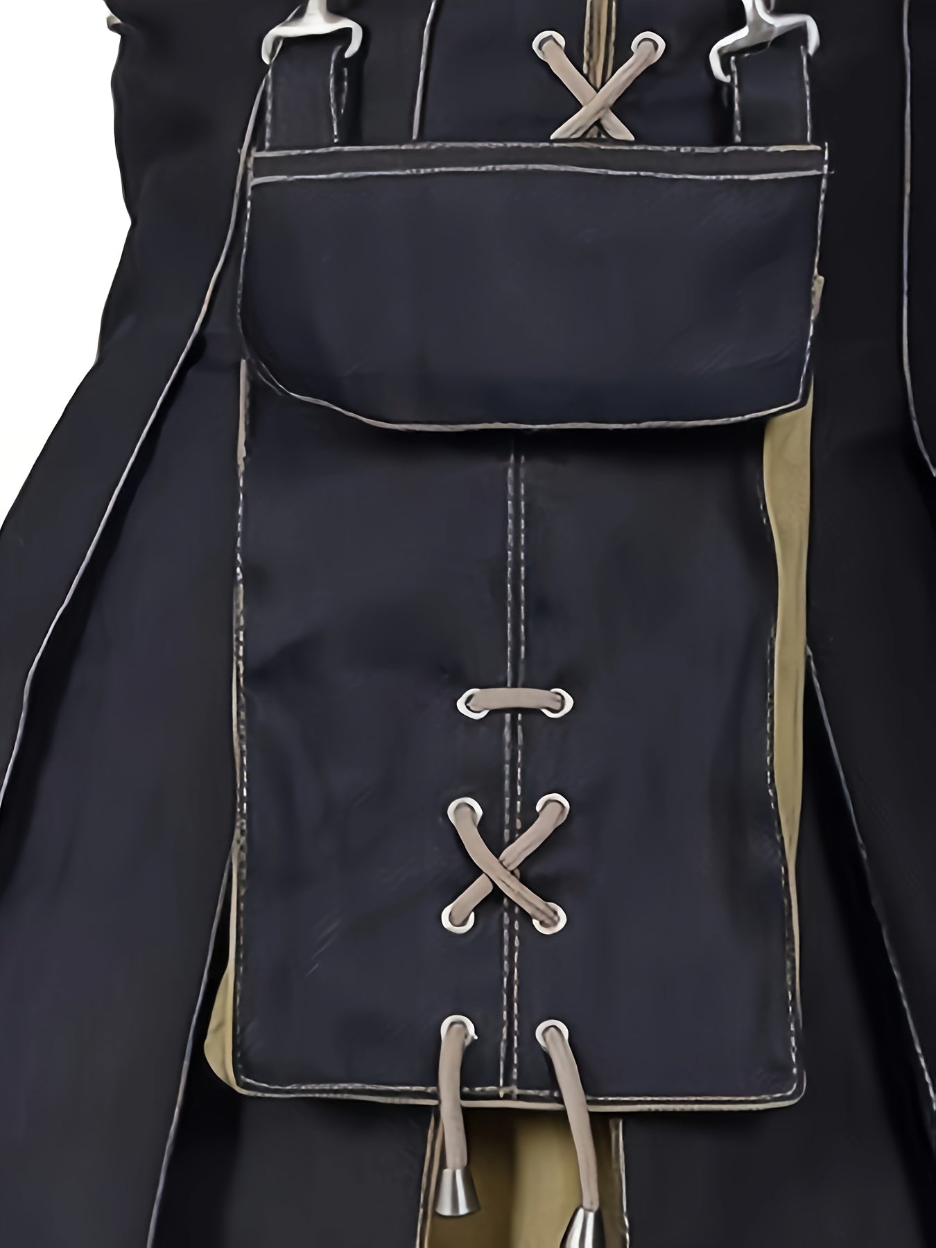 Men'S Traditional Color Blocking Scottish Style Pleated Kilts, Retro Gothic Punk Style Skirt Irish Highland Wedding Clothing As Gift