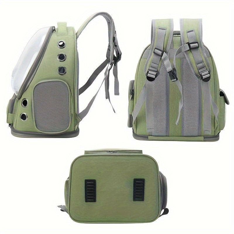 Transparent Pet Cat Carrier, Outdoor Travel Backpack For Cats Small Dogs, Breathable Cat Carrying Bag Pet Supplies