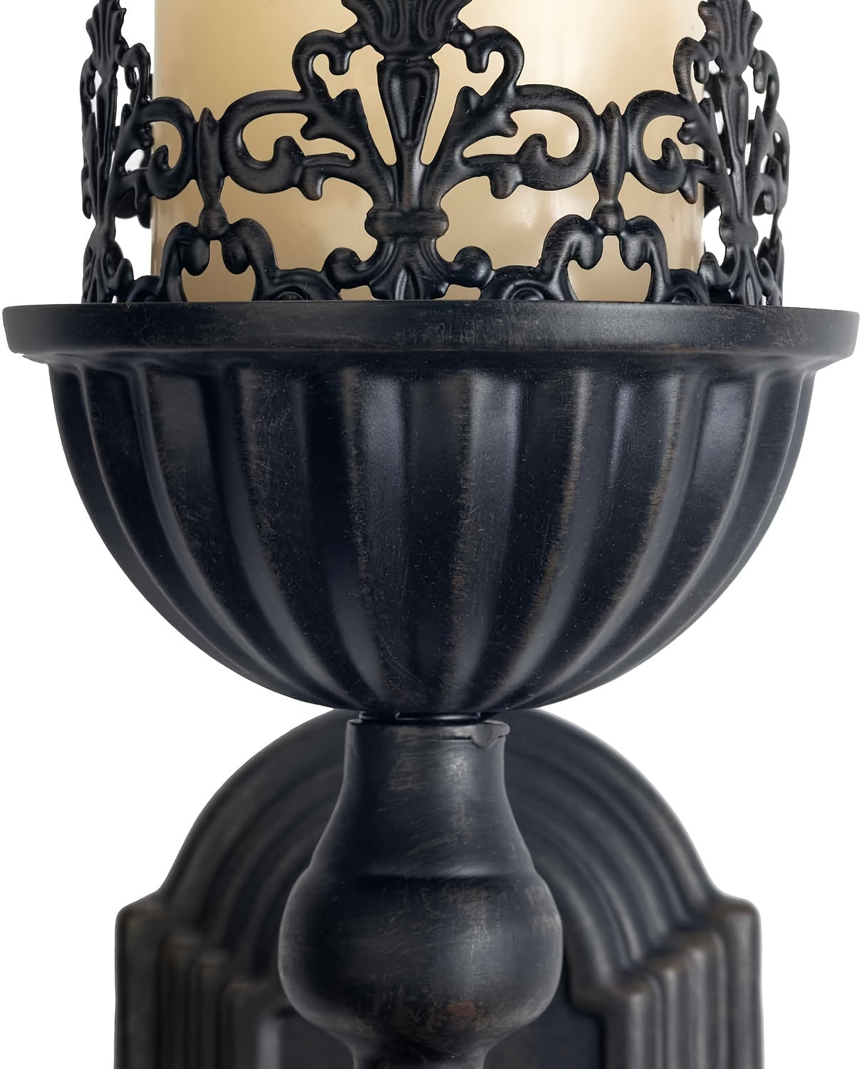 Black Vintage Candlesticks (2)