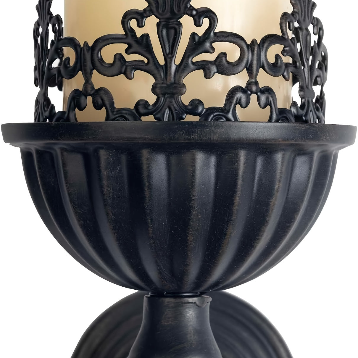 Black Vintage Candlesticks (2)